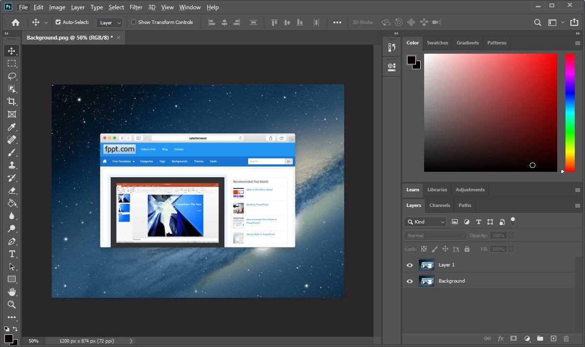 How to Save and Export an Edited PSD File